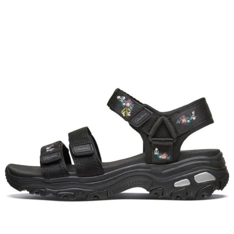 (WMNS) Skechers D'Lites 1.0 'Black' 33200-BBK sold by KicksCrew