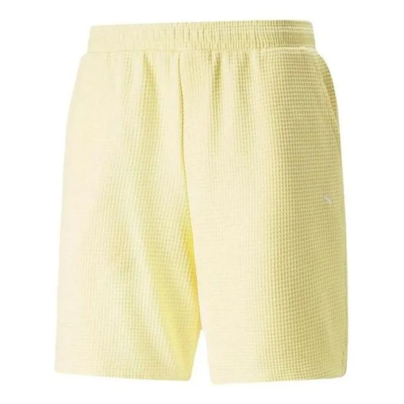 Puma MMQ STB Shorts 'Yellow' 536052-69 sold by KicksCrew