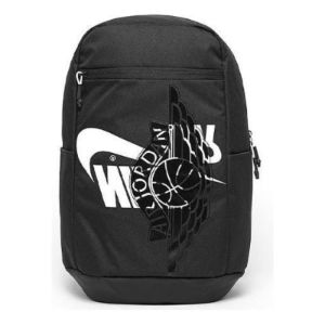 Air Jordan Nike logo Remix Backpack 'Black' 9A0167-023 sold by KicksCrew