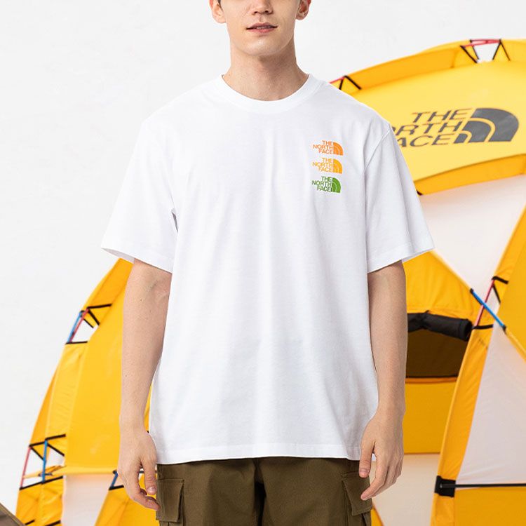 THE NORTH FACE SS21 Tri Logo Shirt 'White' NF0A7QRF-FN4 sold by KicksCrew product image thumbnail 3