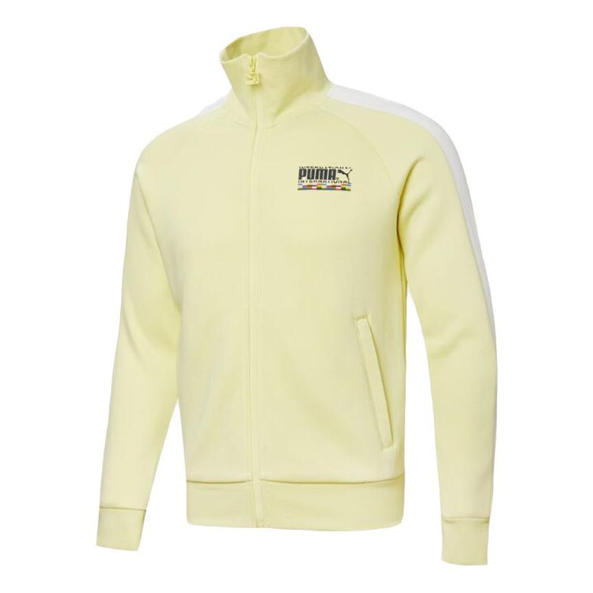 Puma Sports Track Jacket 'Yellow Blue' 531290-40 sold by KicksCrew