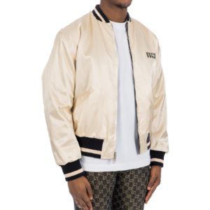 Gucci Reversible Water Repellent Nylon Bomber 'Black White' 672259-ZAHV9-1043 sold by KicksCrew