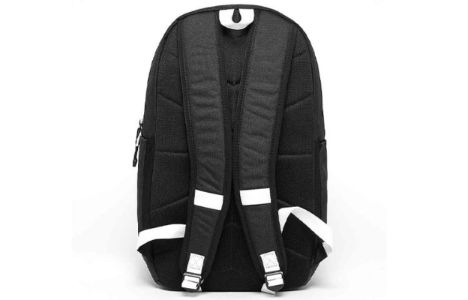 Air Jordan Nike logo Remix Backpack 'Black' 9A0167-023 sold by KicksCrew