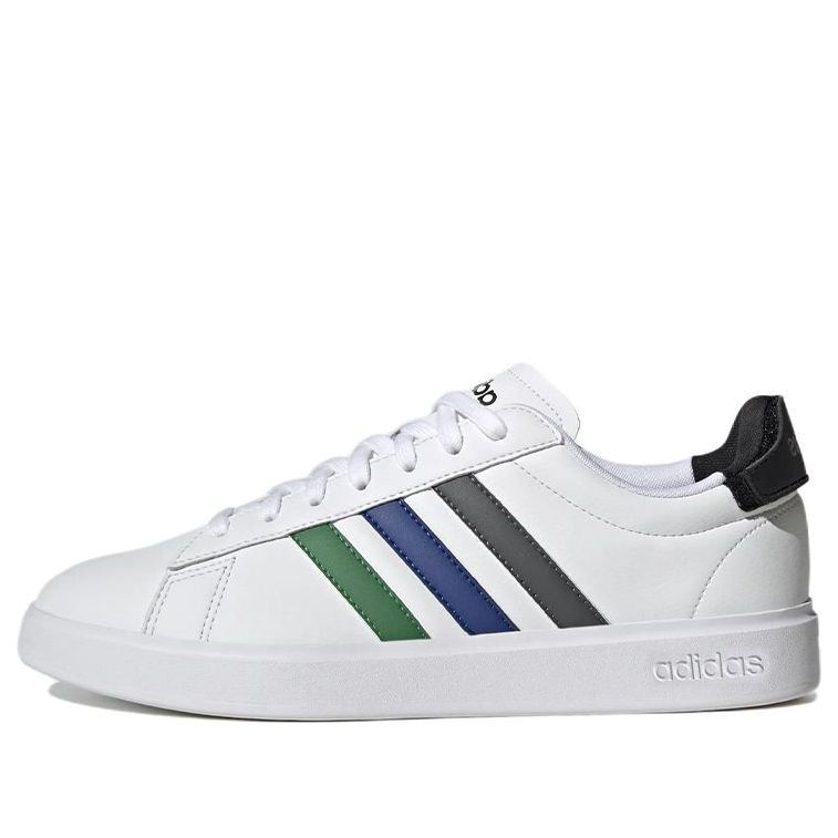 Adidas Grand Court 2.0 'Green Blue Grey Stripe' GW7172 sold by KicksCrew