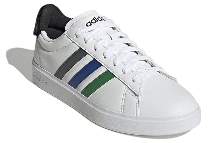 Adidas Grand Court 2.0 'Green Blue Grey Stripe' GW7172 sold by KicksCrew product image thumbnail 3