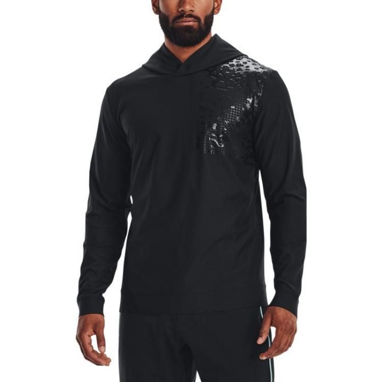 Under Armour Curry Hooded Golf Shirt 'Black' 1373680-001 sold by KicksCrew product image thumbnail 3