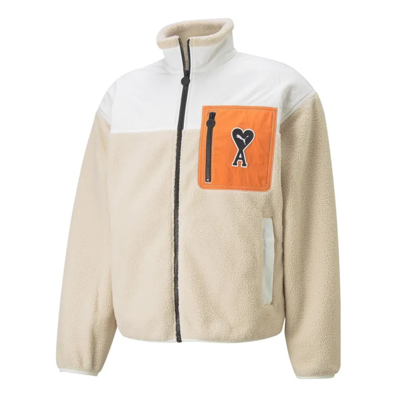 Puma X Ami Sherpa Jacket 'Beige' 535998-67 sold by KicksCrew