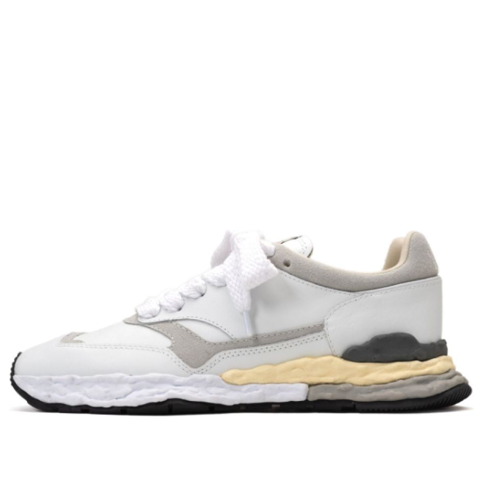 Maison MIHARA YASUHIRO GEORGE OG Sole Leather Low-top Sneaker 'White' A10FW702-WHT sold by KicksCrew