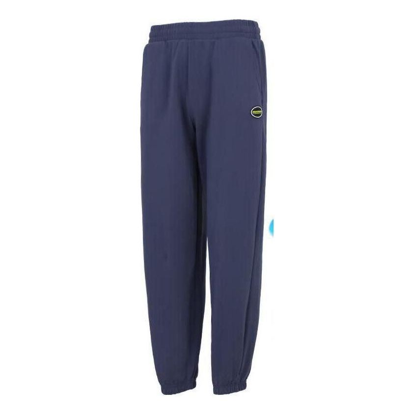 Skechers Logo Typography Pants 'Navy' L122M131-026R sold by KicksCrew