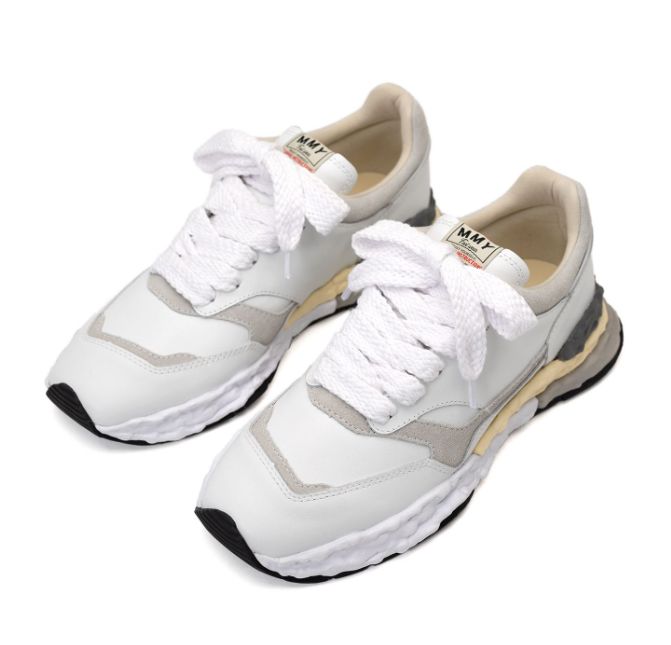 Maison MIHARA YASUHIRO GEORGE OG Sole Leather Low-top Sneaker 'White' A10FW702-WHT sold by KicksCrew product image thumbnail 2