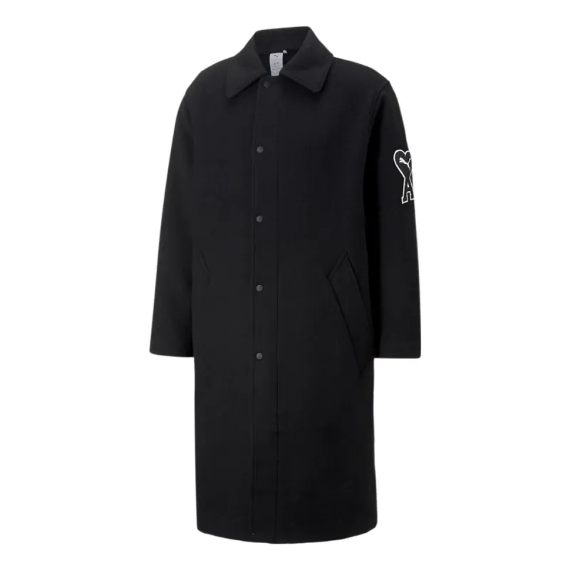 Puma X Ami Coat 'Black' 535997-01 sold by KicksCrew