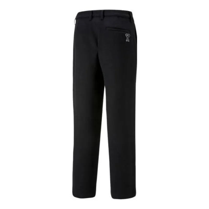 Puma X AMI Wool Pants 'Black' 535994-01 sold by KicksCrew