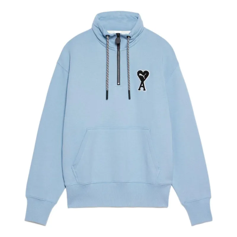 Puma X Ami Half Zip Sweatshirt 'Blue' 535993-73 sold by KicksCrew