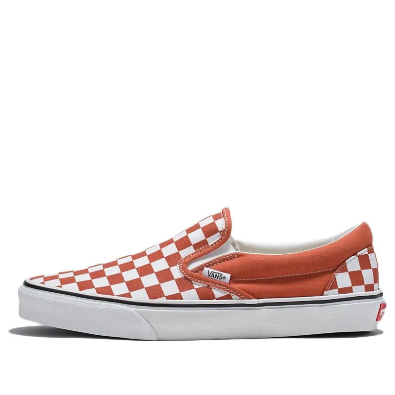 Vans Classic Slip-On 'Checkerboard - Burnt Ochre' VN0A7Q5DGWP sold by KicksCrew