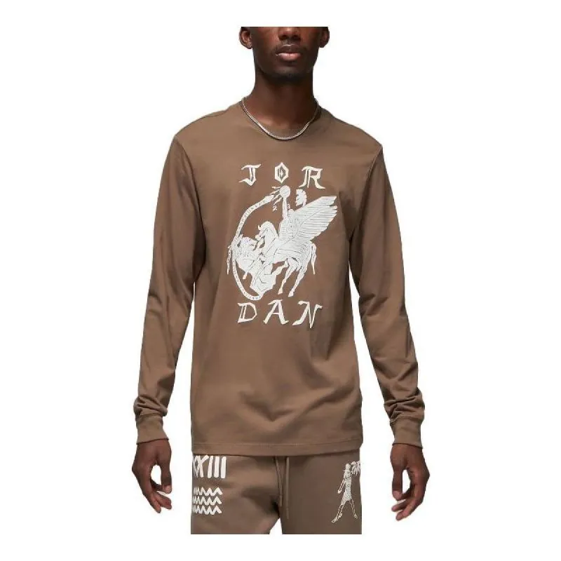 Air Jordan Artist Series by Umar Rashid Long-Sleeve T-Shirt 'Palomino' DV8424-274 sold by KicksCrew