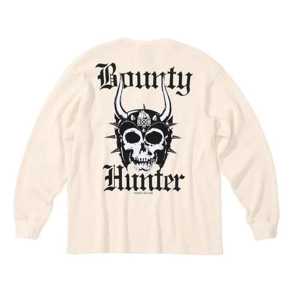 Supreme x BOUNTY HUNTER FW23 Week6 Thermal Henley Sweater 'Beige' SUP-FW23-113 sold by KicksCrew