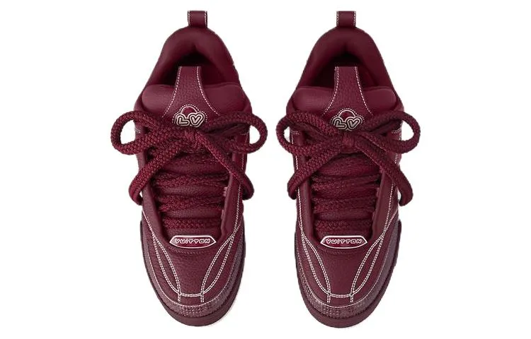 LOUIS VUITTON Skate Sneakers 'Burgundy' 1ABZ6D sold by KicksCrew product image thumbnail 3