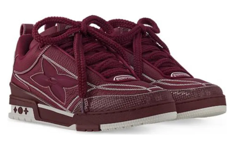 LOUIS VUITTON Skate Sneakers 'Burgundy' 1ABZ6D sold by KicksCrew product image thumbnail 2