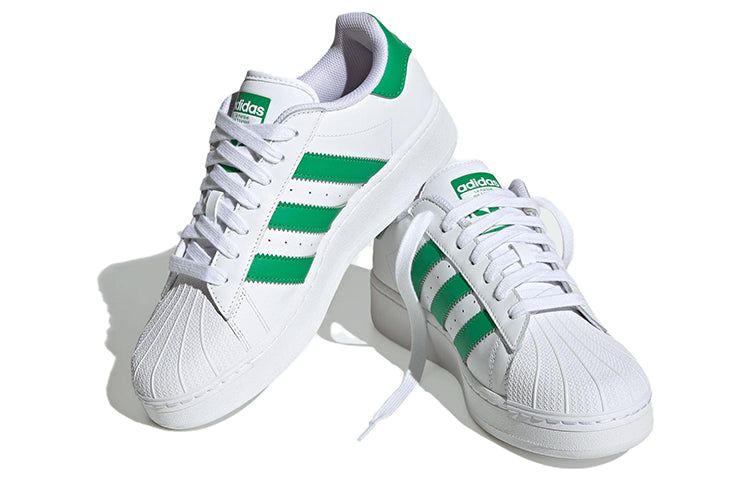 Adidas Originals Superstar XLG Shoes 'Cloud White Green' IF8069 sold by KicksCrew product image thumbnail 3