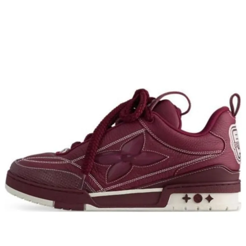 LOUIS VUITTON Skate Sneakers 'Burgundy' 1ABZ6D sold by KicksCrew