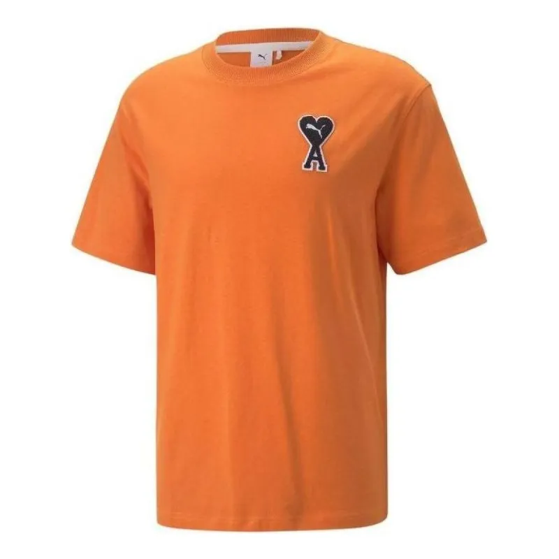 Puma X Ami Tee 'Orange' 535992-72 sold by KicksCrew