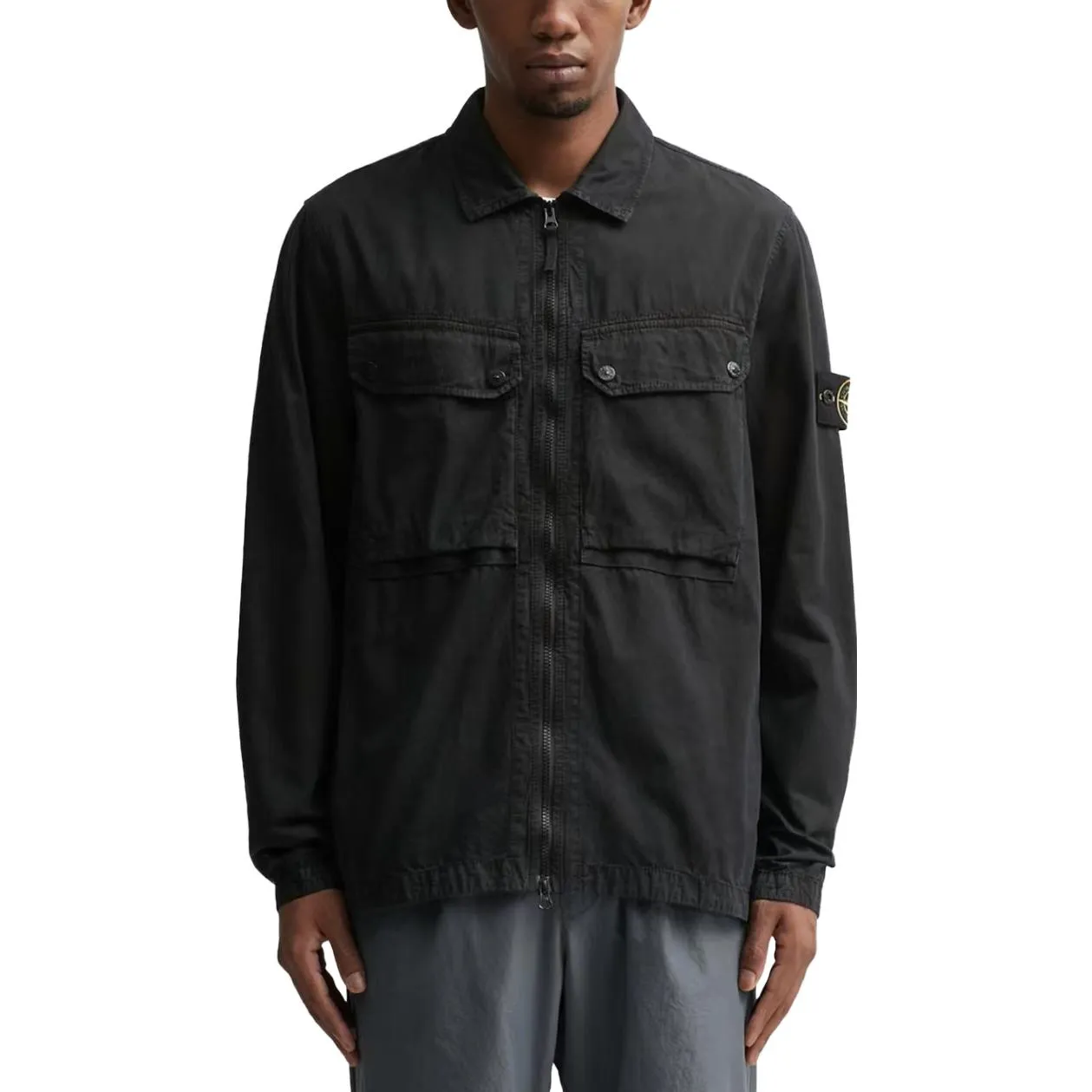 STONE ISLAND Old Effect Overshirt 'Black' 7915102WN-V0129 sold by KicksCrew product image thumbnail 3