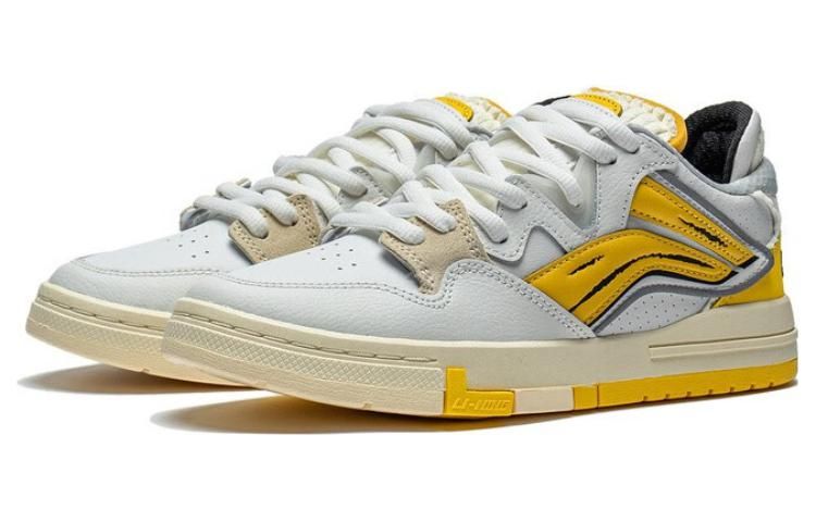 (WMNS) Li-Ning Wave Pro 'White Yellow' AECS094-1 sold by KicksCrew product image thumbnail 3