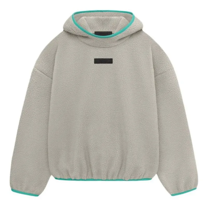 Fear of God Essentials SS24 Polar Fleece Hoodie 'Seal' 202SP244265F sold by KicksCrew