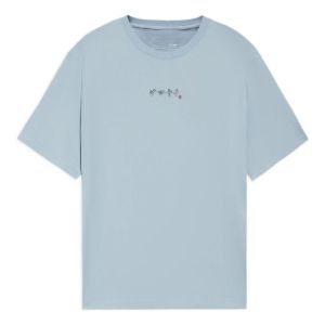 Li-Ning Casual Graphic Printed Tee 'Blue' AHSS371-6 sold by KicksCrew