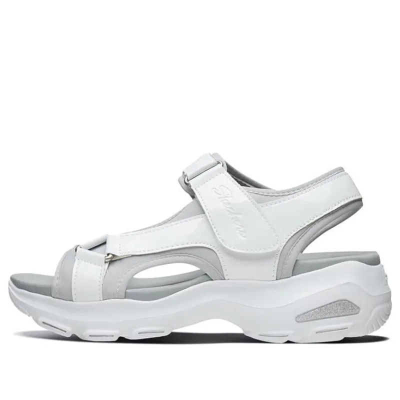 (WMNS) Skechers D'lites Ultra 'White Grey' 32381-WGY sold by KicksCrew