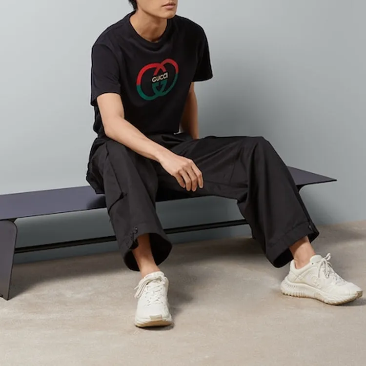 Gucci Cotton Jersey Printed T-Shirt 'Black' 771758-XJF68-1152 sold by KicksCrew product image thumbnail 3