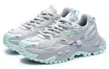 (WMNS) FILA FUSION Bianco Sneakers 'Grey Blue' T12W221303FVC sold by KicksCrew