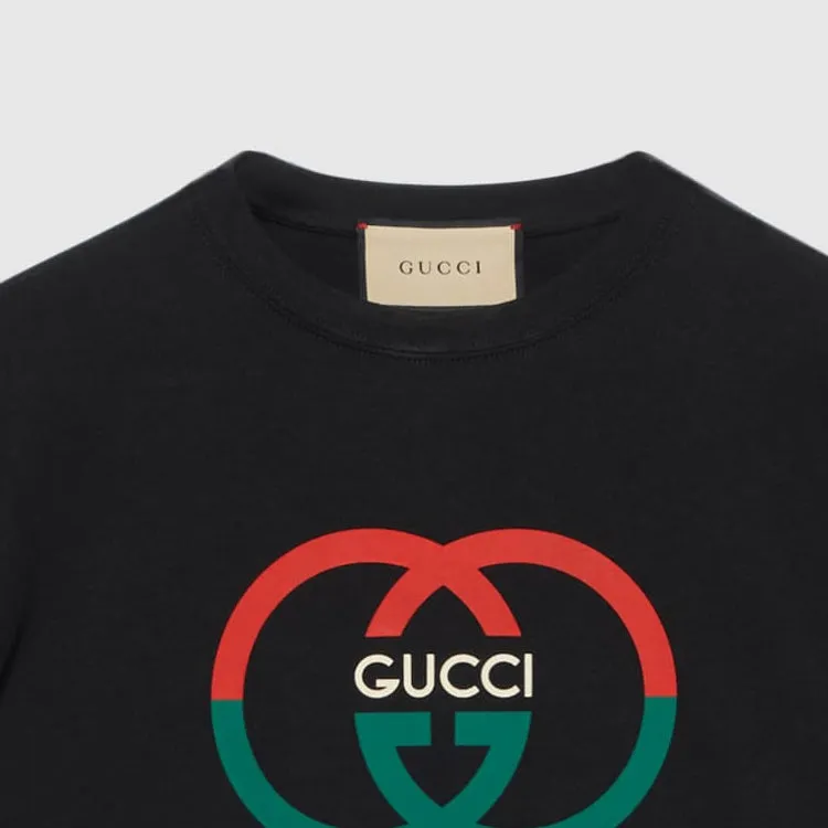 Gucci Cotton Jersey Printed T-Shirt 'Black' 771758-XJF68-1152 sold by KicksCrew product image thumbnail 5