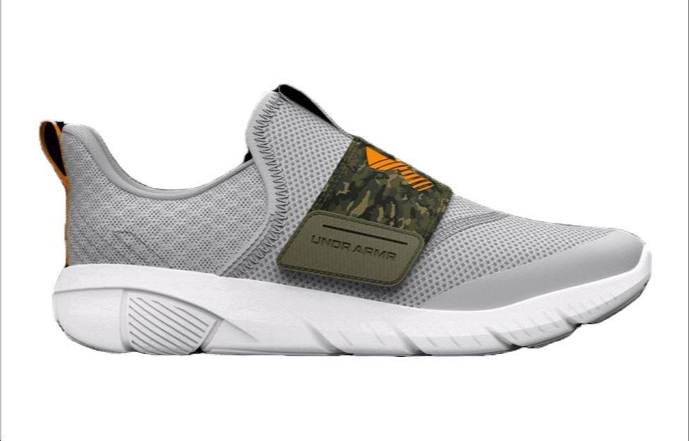 (GS) Under Armour Flash Printed Shoes 'Mod Grey Camo' 3027171-100 sold by KicksCrew product image thumbnail 2