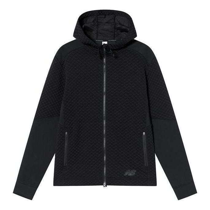 New Balance Heat Loft Hoodie Jacket 'Black' AMJ83025-BK sold by KicksCrew