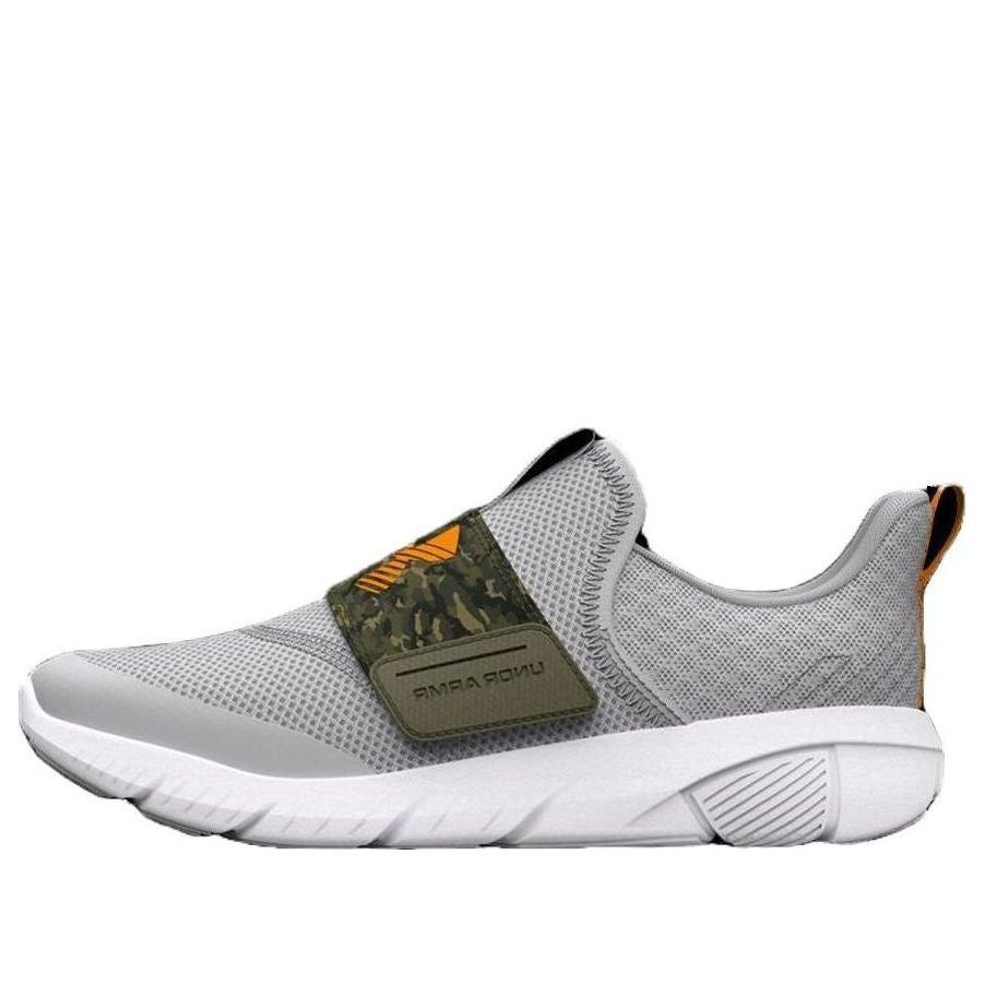 (GS) Under Armour Flash Printed Shoes 'Mod Grey Camo' 3027171-100 sold by KicksCrew