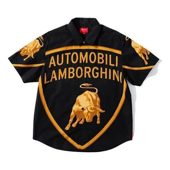 Supreme x Automobili Lamborghini S/S Shirt 'Black Yellow' SUP-SS20-522 sold by KicksCrew