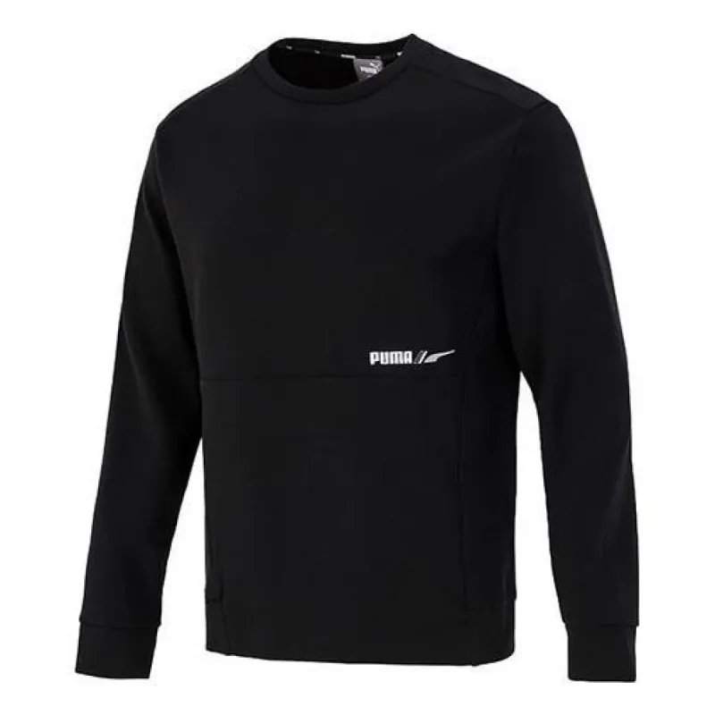 Puma Crew Sweatshirt 'Black' 846532-01 sold by KicksCrew