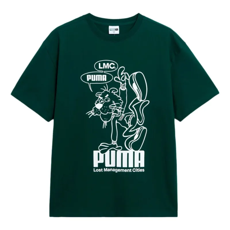 Puma x LMC Graphic Tee 'Varsity Green' 940067-03 sold by KicksCrew