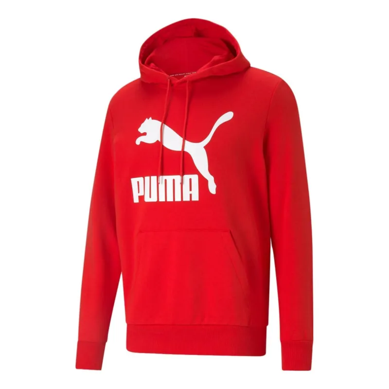Puma Classics Logo Hoodie 'Red' 530084-11 sold by KicksCrew