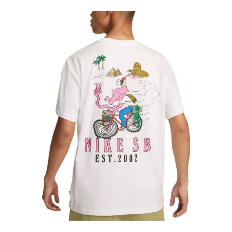 Nike SB Skate T-Shirt 'White' FJ1142-100 sold by KicksCrew
