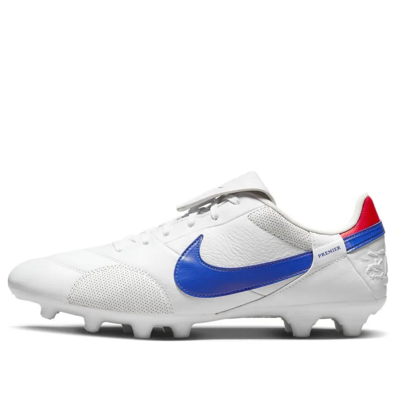Nike Premier 3 FG 'White Royal Red' AT5889-146 sold by KicksCrew