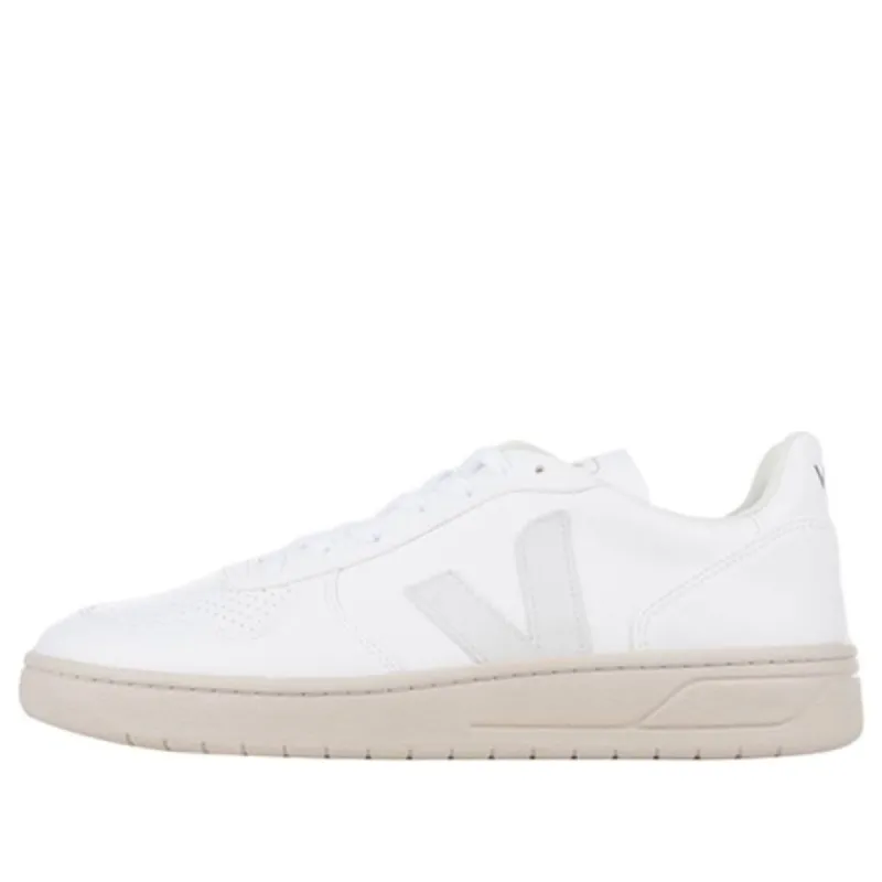 Veja V-10  Lace-Up Sneakers 'Full White' VX0702892 sold by KicksCrew