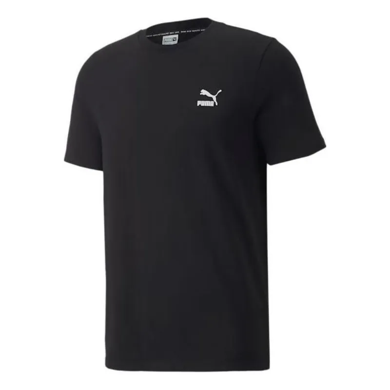 Puma Classics Small Logo Tee 'Black' 535587-01 sold by KicksCrew