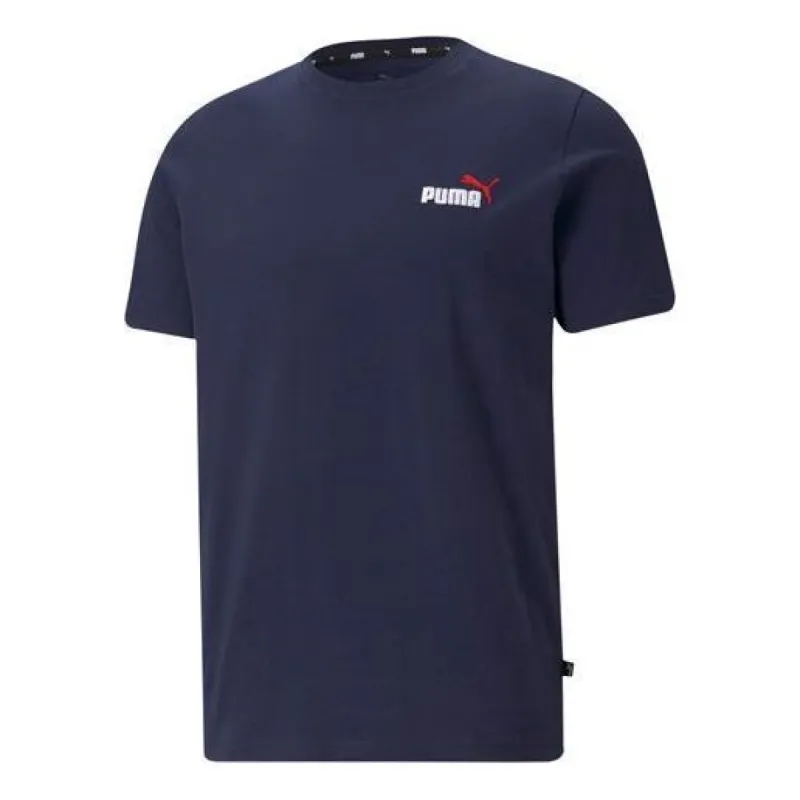 Puma Ess Logo T-Shirt 'Navy' 845923-06 sold by KicksCrew