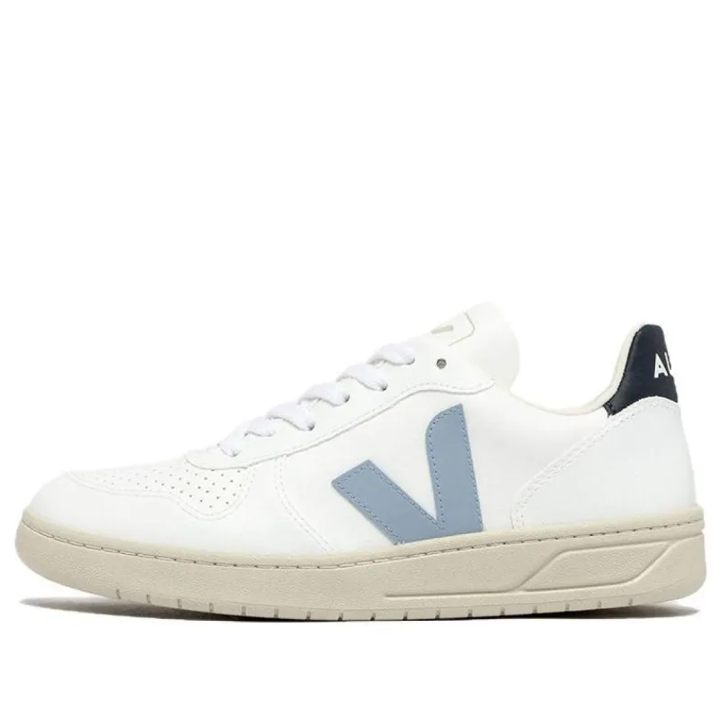 Veja V-10  Lace-Up Sneakers 'White Steel Nautico' VX0703111 sold by KicksCrew