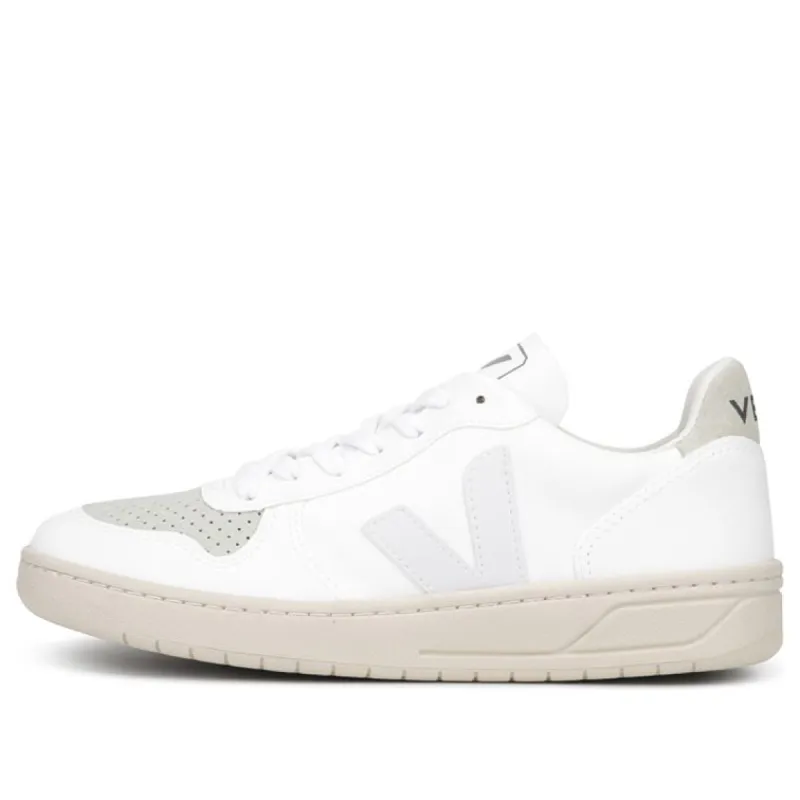 Veja V-10 Low-Top Sneakers 'Full White Natural' VX072530A sold by KicksCrew
