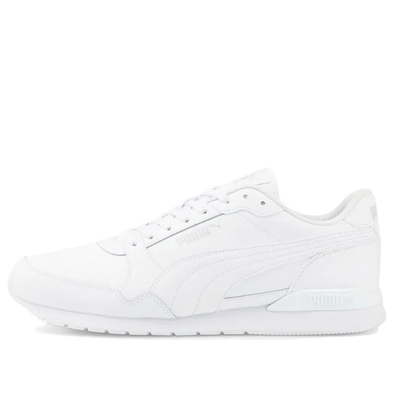 Puma ST Runner v3 Leather 'White Grey Violet' 384855-10 sold by KicksCrew