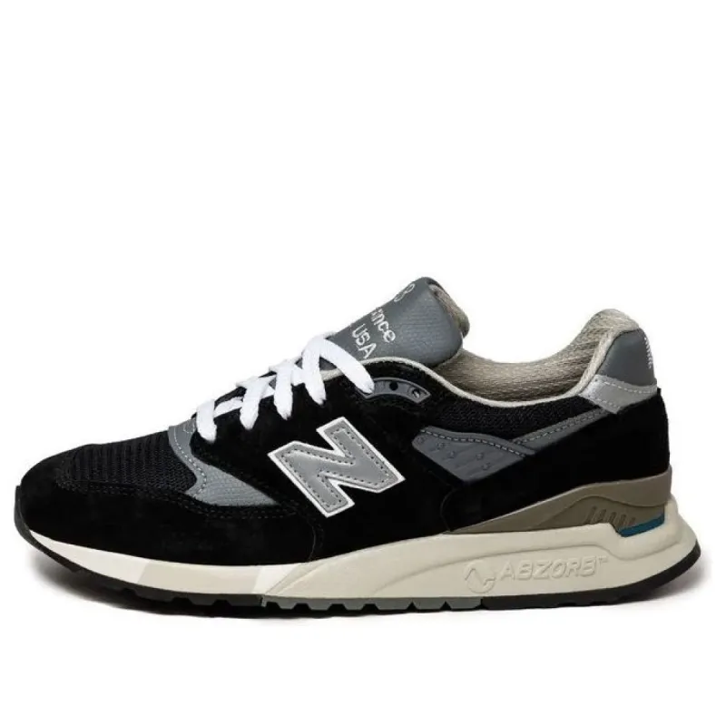 New Balance 998 Made in USA 'Black Silver' U998BL sold by KicksCrew