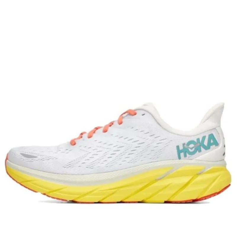 Hoka One One Clifton 8 2E Wide 'Blanc De Blanc Illuminating' 1121374-BDBI sold by KicksCrew
